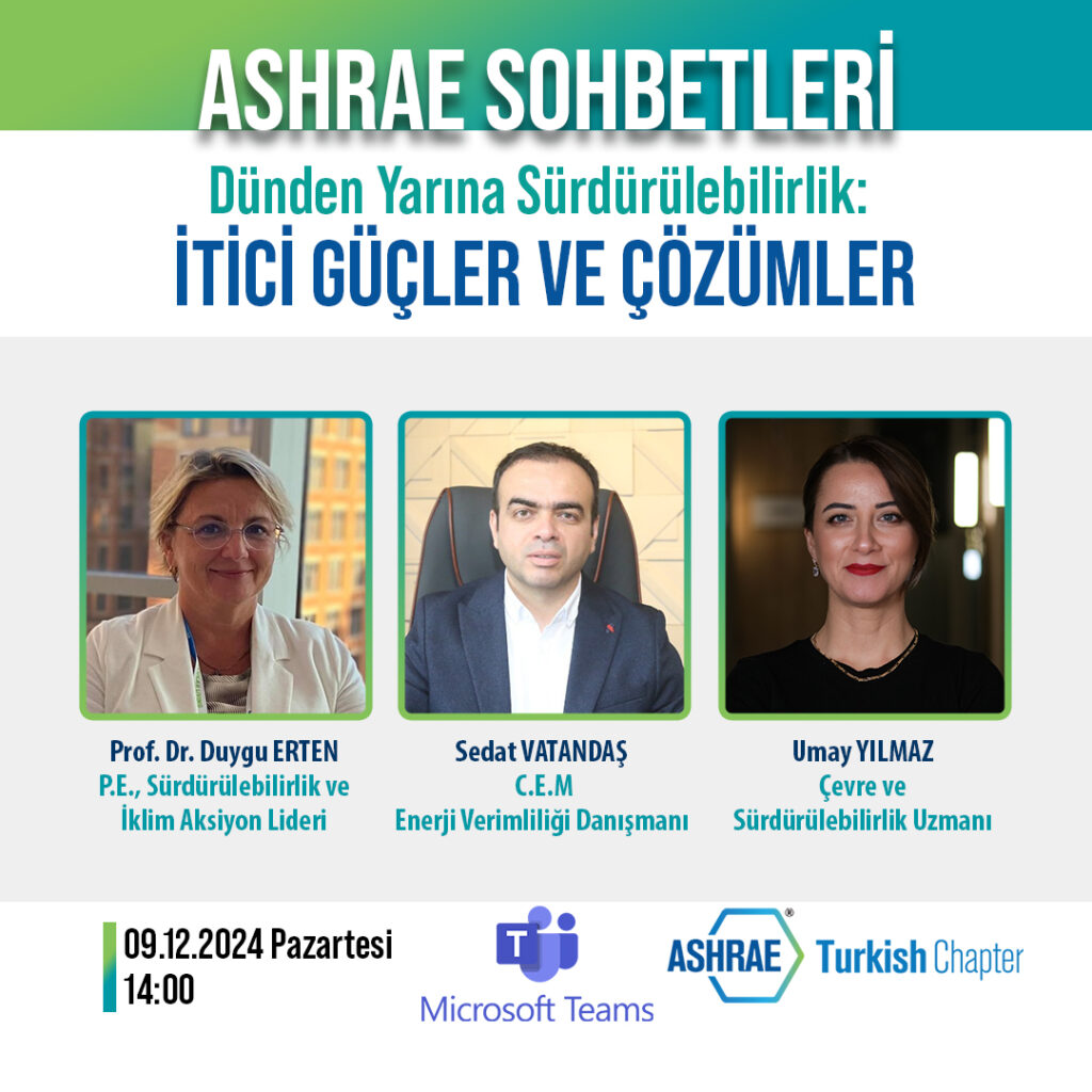 Webinar Daveti – Dünden Yarına Sürdürülebilirlik: İTİCİ GÜÇLER ve ÇÖZÜMLER